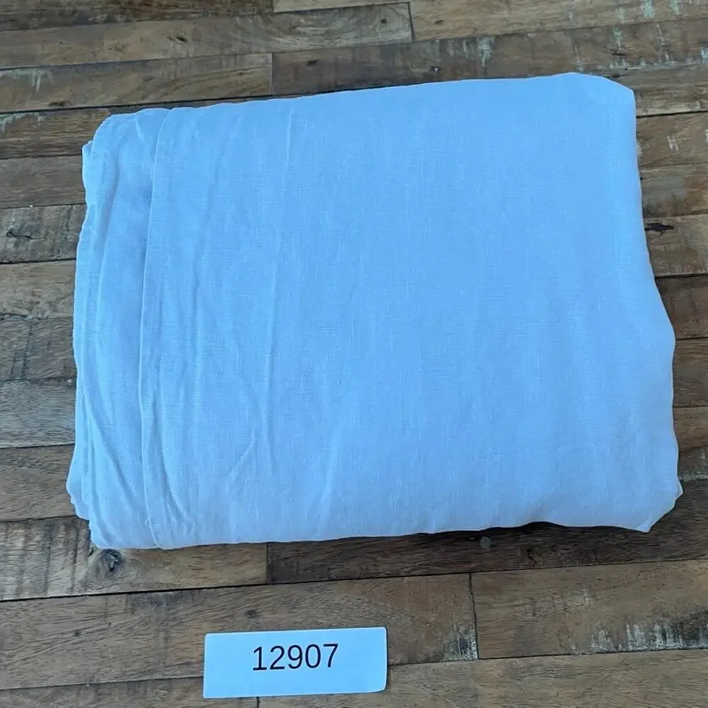 Full/Queen Duvet Cover 100% Linen Tan Snap Button Closure 91
